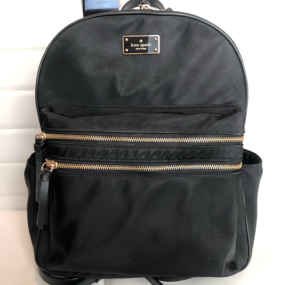 Black Kate Spade backpack